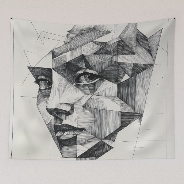 Item preview, Fractured Reflections: The Geometry of Identity designed and sold by oanaunciuleanu.