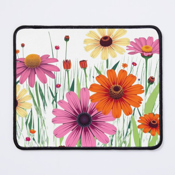 Item preview, Flowerfield with Vintage style Flowers designed and sold by GinnyGi.