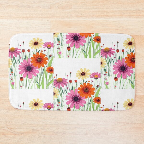 Item preview, Flowerfield with Vintage style Flowers designed and sold by GinnyGi.