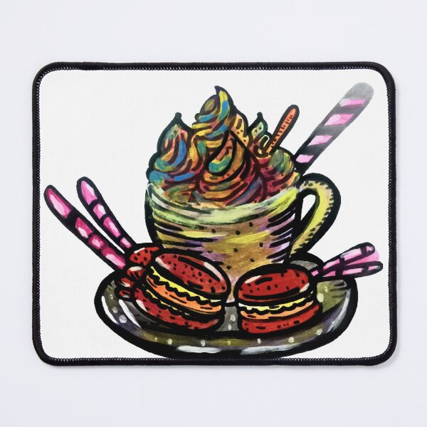 Item preview, Ice Cream and Macarons designed and sold by TaimoorKhan44.
