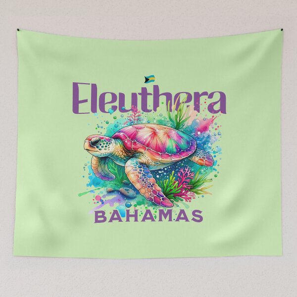 Item preview, Bahamas Souvenir Gift : Eleuthera Bahamas Sea Turtle designed and sold by shoptshirtswag.