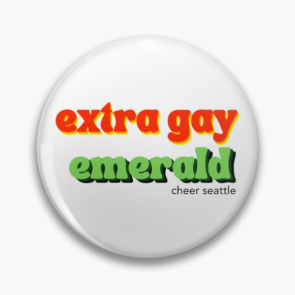 Item preview, emerald in extra gay designed and sold by CheerSeattle.