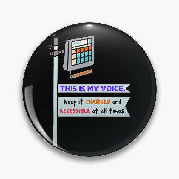 Item preview, stickers, AAC Advocate - SLP, SPED, OT, PT designed and sold by slpallday.