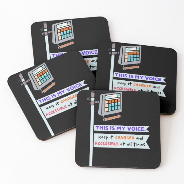 Item preview, stickers, AAC Advocate - SLP, SPED, OT, PT designed and sold by slpallday.