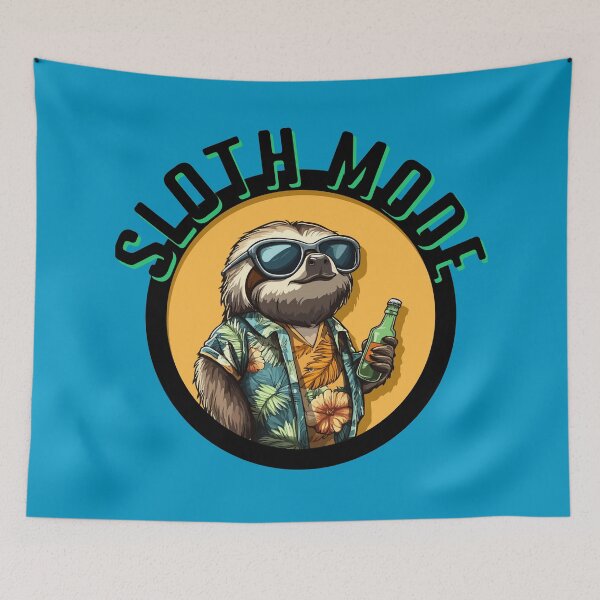 Item preview, Sloth Mode (with Black Lettering) designed and sold by VelvetRoom.