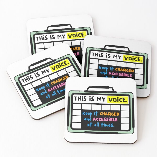 Item preview, stickers, AAC Advocate - SLP, SPED, OT, PT designed and sold by slpallday.
