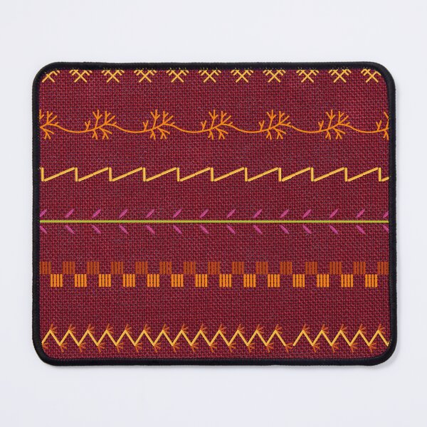 Item preview, Sewing Stitch Patterns on Textured Fabric Effect Background  designed and sold by Nancyanna.