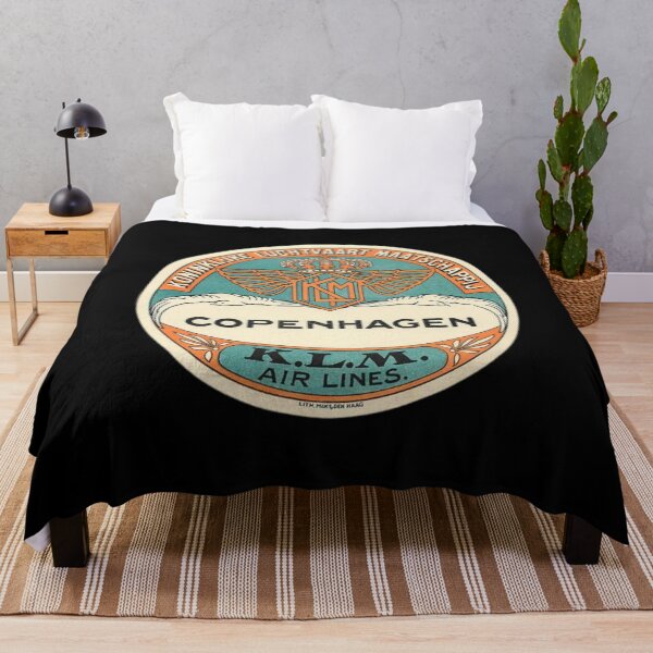 Item preview, KLM Airlines Old Luggage Label designed and sold by FutureTraveller.