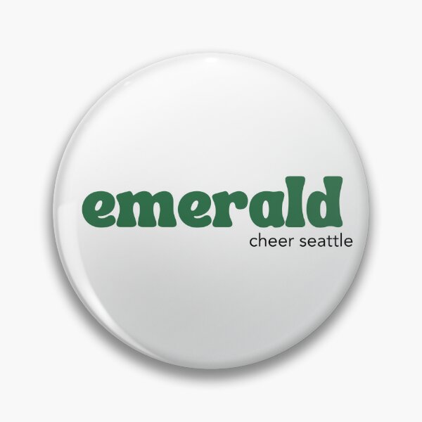 Item preview, emerald in green designed and sold by CheerSeattle.