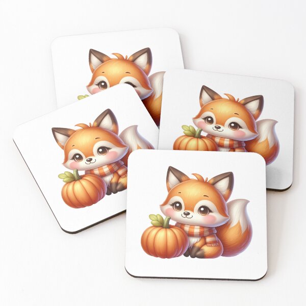 Item preview, Cute Fall Fox designed and sold by stylishdzign.
