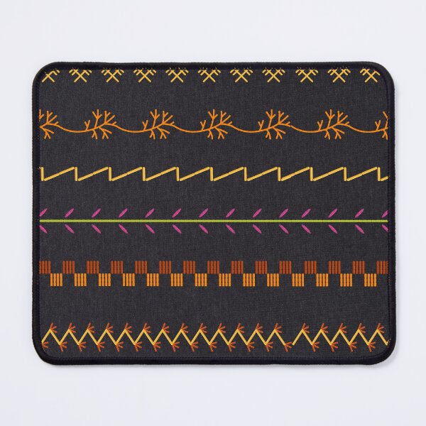 Item preview, Sewing Stitch Patterns on Textured Fabric Effect Background  designed and sold by Nancyanna.