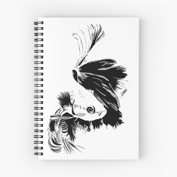 Item preview, Abstract Fish in Motion: black mode designed and sold by Immi-creation.