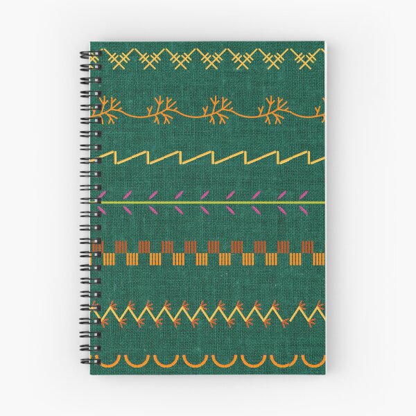 Item preview, Sewing Stitch Patterns on Textured Fabric Effect Background  designed and sold by Nancyanna.