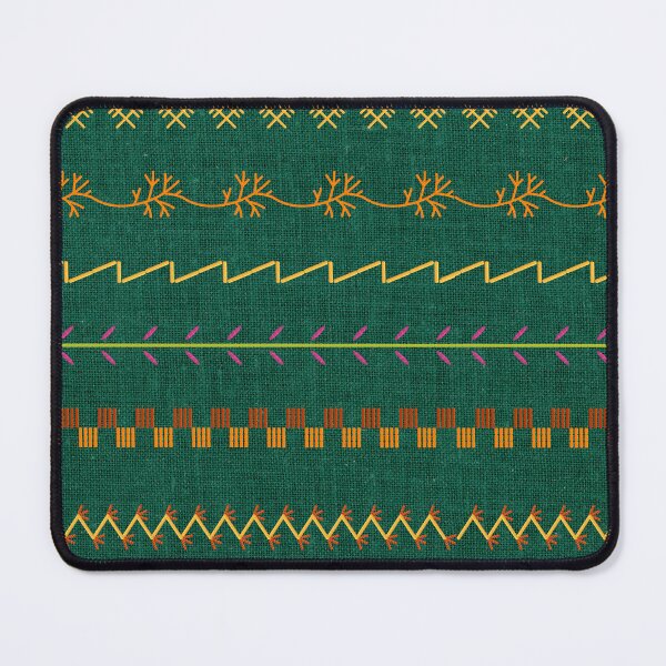 Item preview, Sewing Stitch Patterns on Textured Fabric Effect Background designed and sold by Nancyanna.