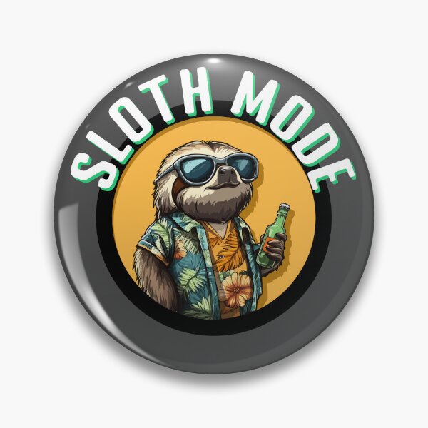 Item preview, Sloth Mode (with White Lettering) designed and sold by VelvetRoom.