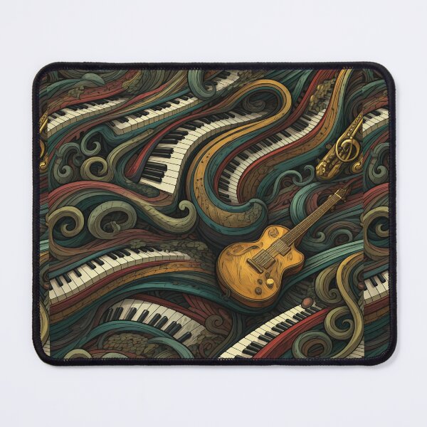 Item preview, Melodic Harmony: Flowing Notes and Instruments designed and sold by SeanOsShirts.