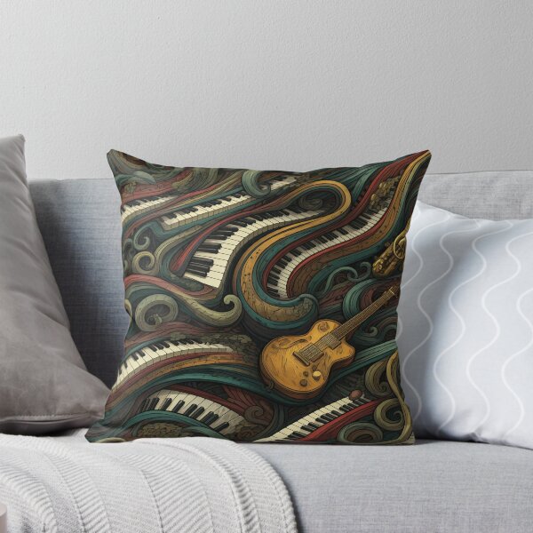Item preview, Melodic Harmony: Flowing Notes and Instruments designed and sold by SeanOsShirts.