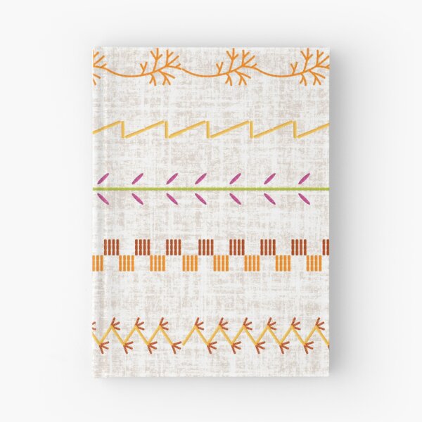 Item preview, Sewing Stitch Patterns on Textured Fabric Effect Background  designed and sold by Nancyanna.