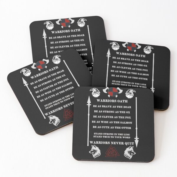 Item preview, Viking Warriors Oath. White designed and sold by Ferndragons.