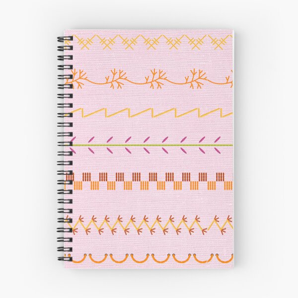 Item preview, Sewing Stitch Patterns on Textured Fabric Effect Background  designed and sold by Nancyanna.