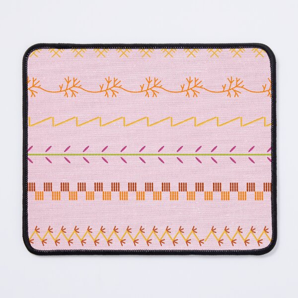 Item preview, Sewing Stitch Patterns on Textured Fabric Effect Background designed and sold by Nancyanna.