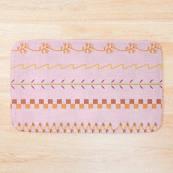 Item preview, Sewing Stitch Patterns on Textured Fabric Effect Background  designed and sold by Nancyanna.