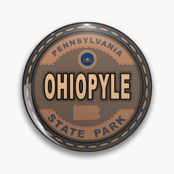 Item preview, Ohiopyle State Park Pennsylvania stitching effect designed and sold by studioss76.