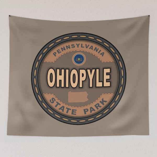 Item preview, Ohiopyle State Park Pennsylvania stitching effect designed and sold by studioss76.