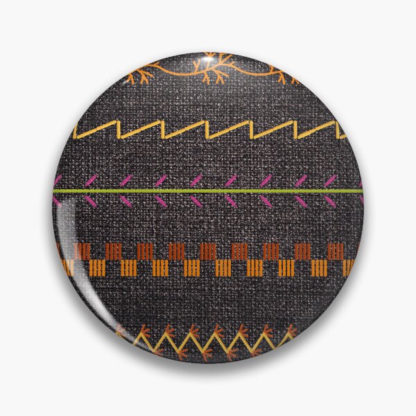 Item preview, Sewing Stitch Patterns on Textured Fabric Effect Background  designed and sold by Nancyanna.