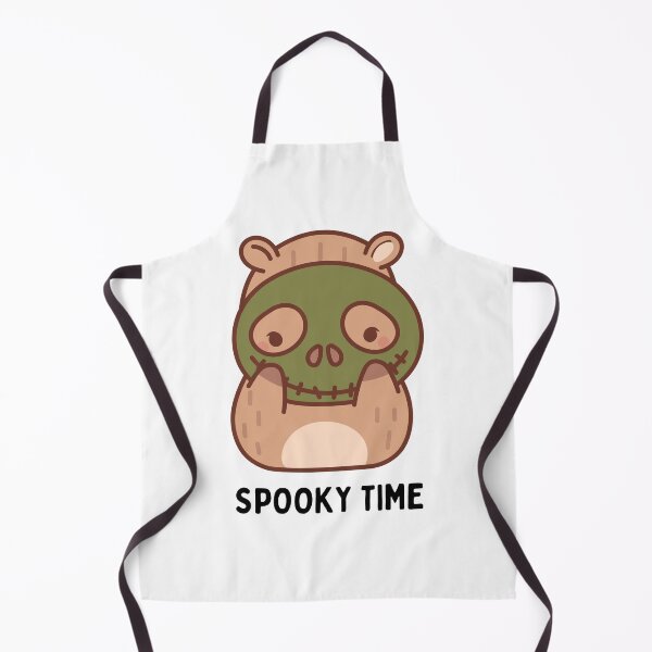 Item preview, Beautiful Capybara with a Halloween mask, phrase: spooky time designed and sold by mysummerland.