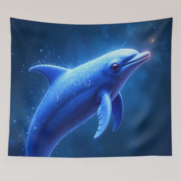 Item preview, The Blue Celestial Fantasy Dolphin designed and sold by TheArtOfPat.