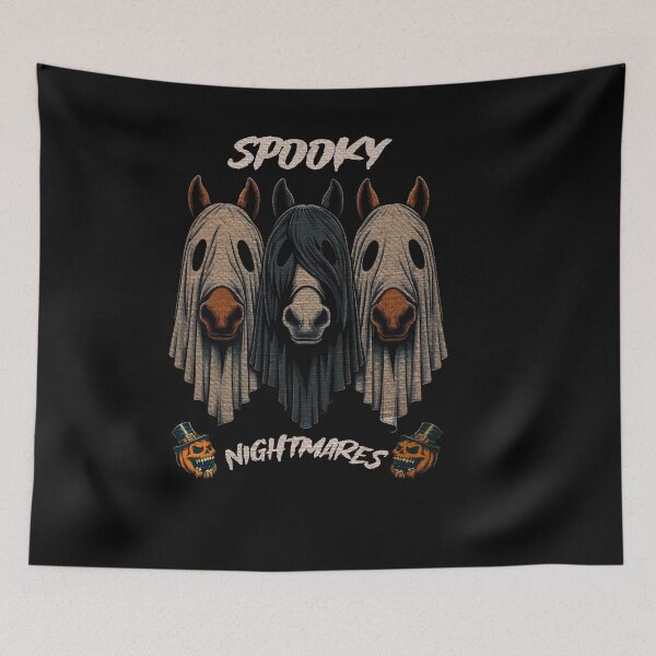 Item preview, Spooky Night-Mares Halloween Horse Ghost Funny Spooky Season designed and sold by Yonshop.
