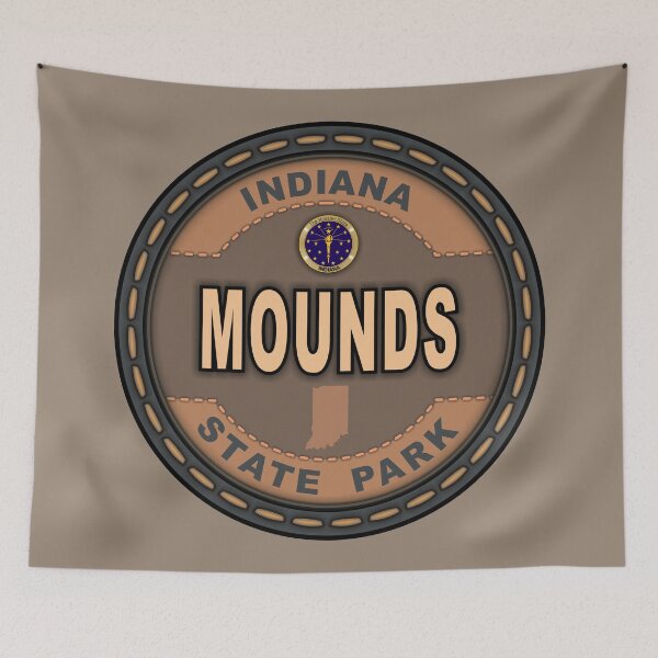 Item preview, Mounds State Park Indiana stitching effect designed and sold by studioss76.