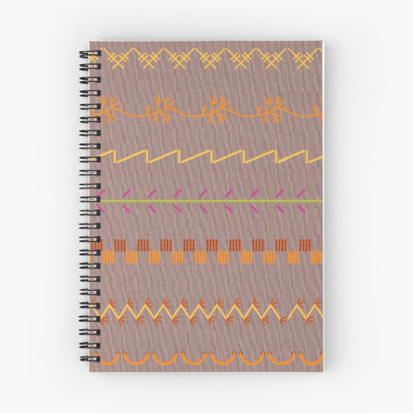 Item preview, Sewing Stitch Patterns on Textured Fabric Effect Background  designed and sold by Nancyanna.