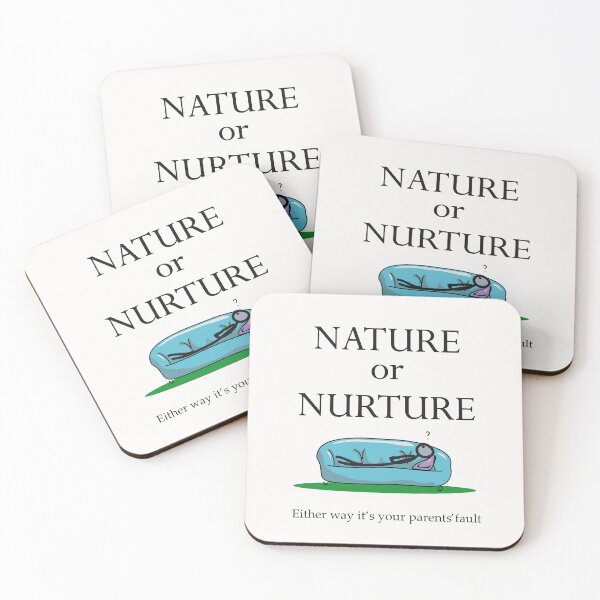 Item preview, Funny Psychology Psychologist Nature or Nurture designed and sold by jaygo.