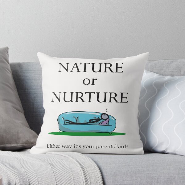 Item preview, Funny Psychology Psychologist Nature or Nurture designed and sold by jaygo.