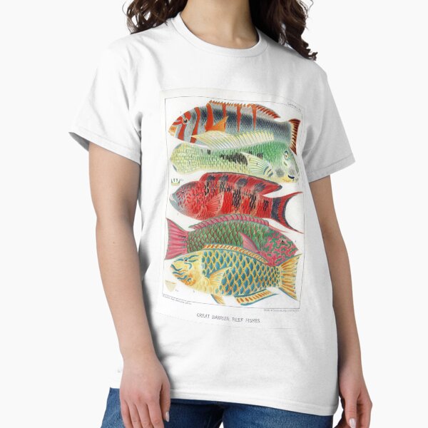 Item preview, Great Barrier Reef Fishes by William Saville-Kent designed and sold by TeeARTHY.
