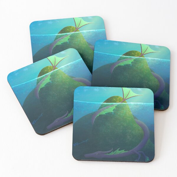 Item preview, Cascading Serpent: Just Below the Waves designed and sold by Transcendragons.