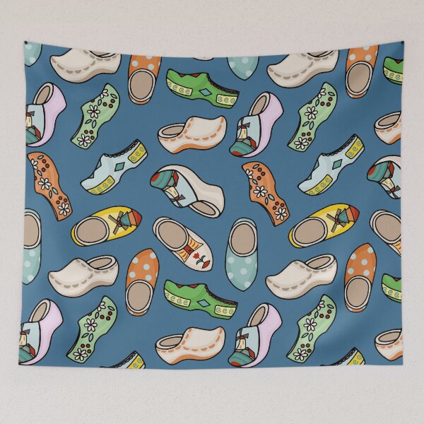 Item preview, Colorful Dutch Clogs designed and sold by Unhinged Heather.