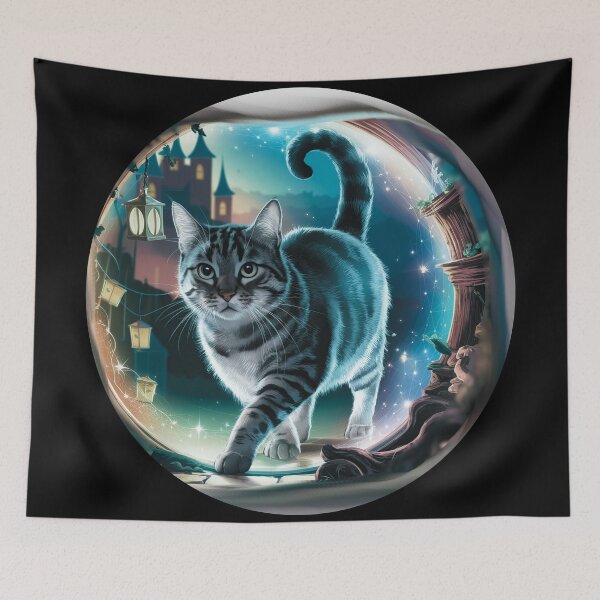 Item preview, The Cat Dimension Portal Magical Ball Style Gifts designed and sold by FallenStarArt.
