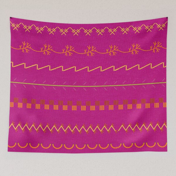 Item preview, Sewing Stitch Patterns on Textured Fabric Effect Background  designed and sold by Nancyanna.