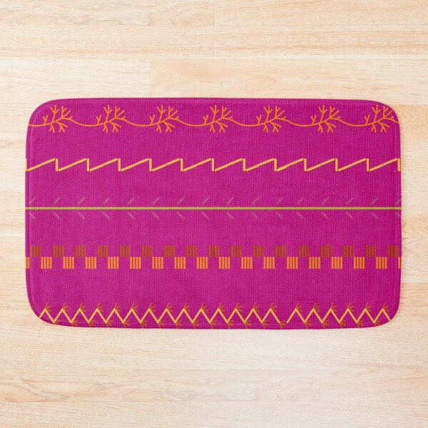 Item preview, Sewing Stitch Patterns on Textured Fabric Effect Background  designed and sold by Nancyanna.