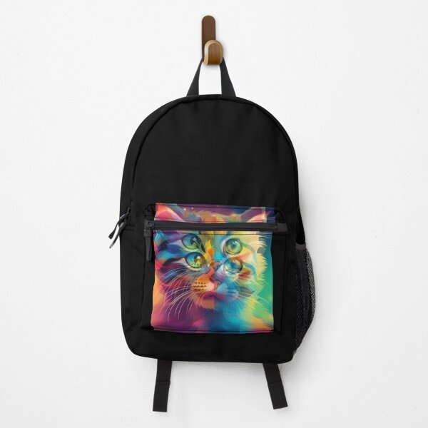 Item preview, Colorful Cat Graphic Tee designed and sold by Uniqishop.