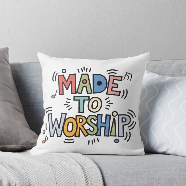 Item preview, Made to Worship - Colorful Christian Music Design for Worshippers by Haha Handles Hub designed and sold by HahaHandlesHub.