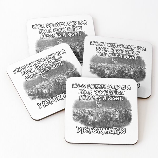 Item preview, Victor Hugo Quotes - Revolution Becamos a Right designed and sold by Writer Quotes.