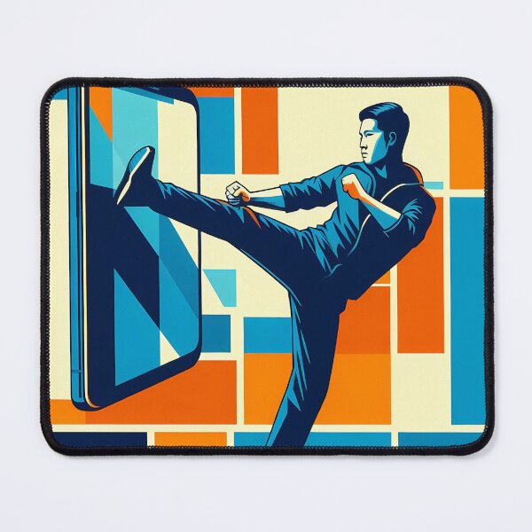 Item preview, Karateka going through a smartphone 11 designed and sold by P2Genies.