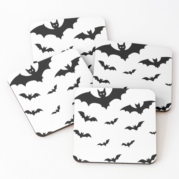 Item preview, Flying Bats Silhouettes - Spooky Halloween Night Design designed and sold by Greemo03.