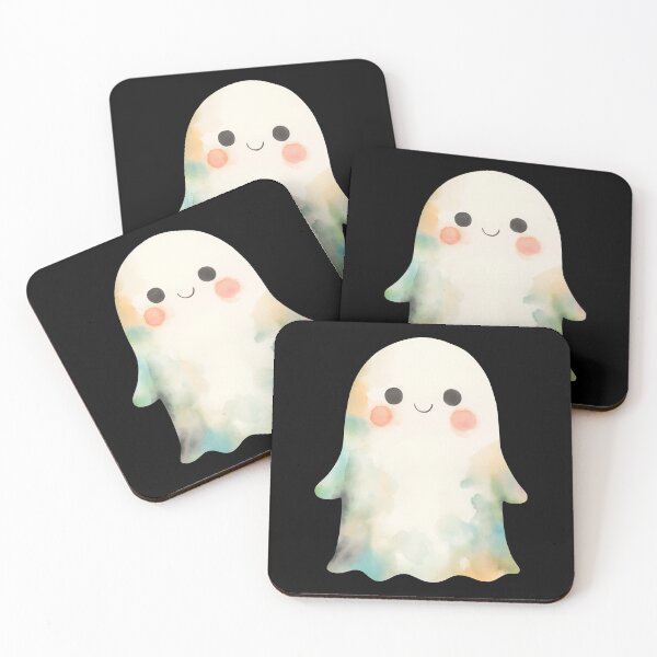 Item preview, Watercolor Ghost - Gentle Spooky Charm designed and sold by TheSillySartor.