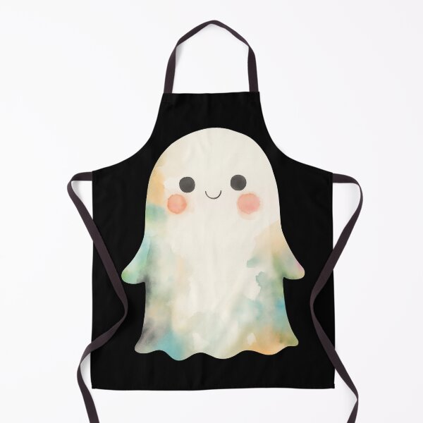 Item preview, Watercolor Ghost - Gentle Spooky Charm designed and sold by TheSillySartor.