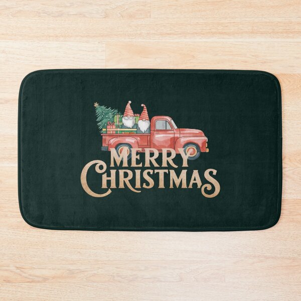 Item preview, Gnome Christmas Truck / red truck christmas  designed and sold by Krasnovaovaova.